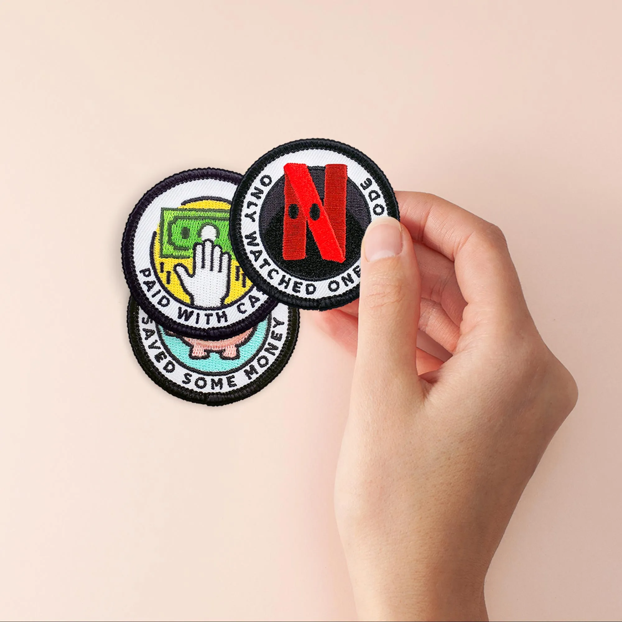 Adulting Merit Badge Embroidered Iron-On Patches (Achievements - Set 1)