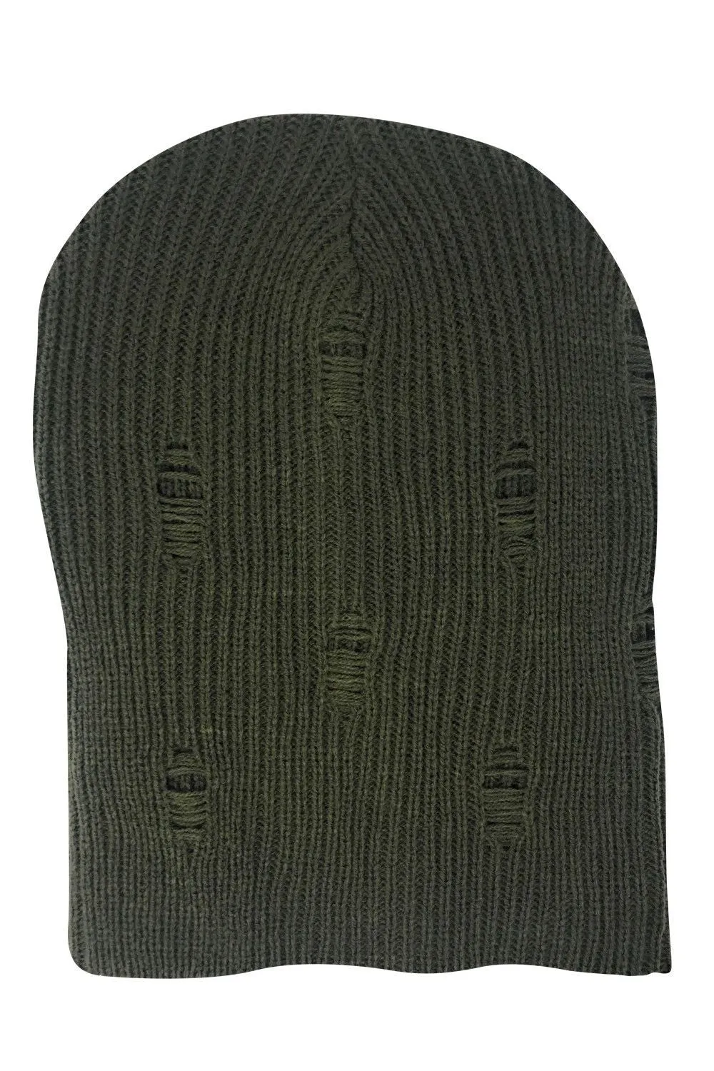 Casaba Winter Beanies Vintage Ripped Double Layer Slouch Caps Hats Men Women
