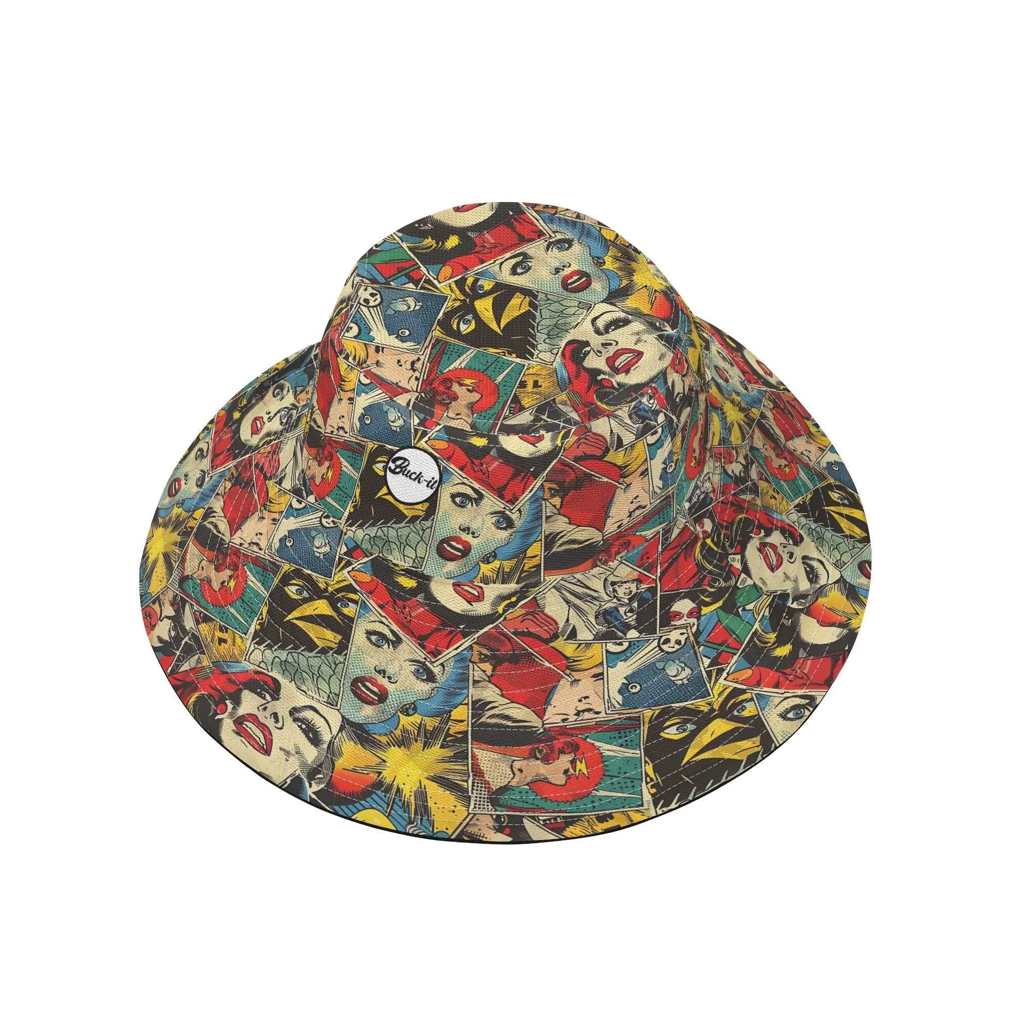 Comic Book Bucket Hat - Pop Art Style