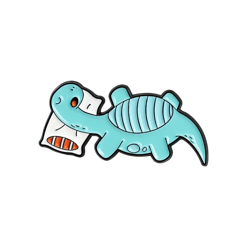 Dinosaur Enamel Pin Set