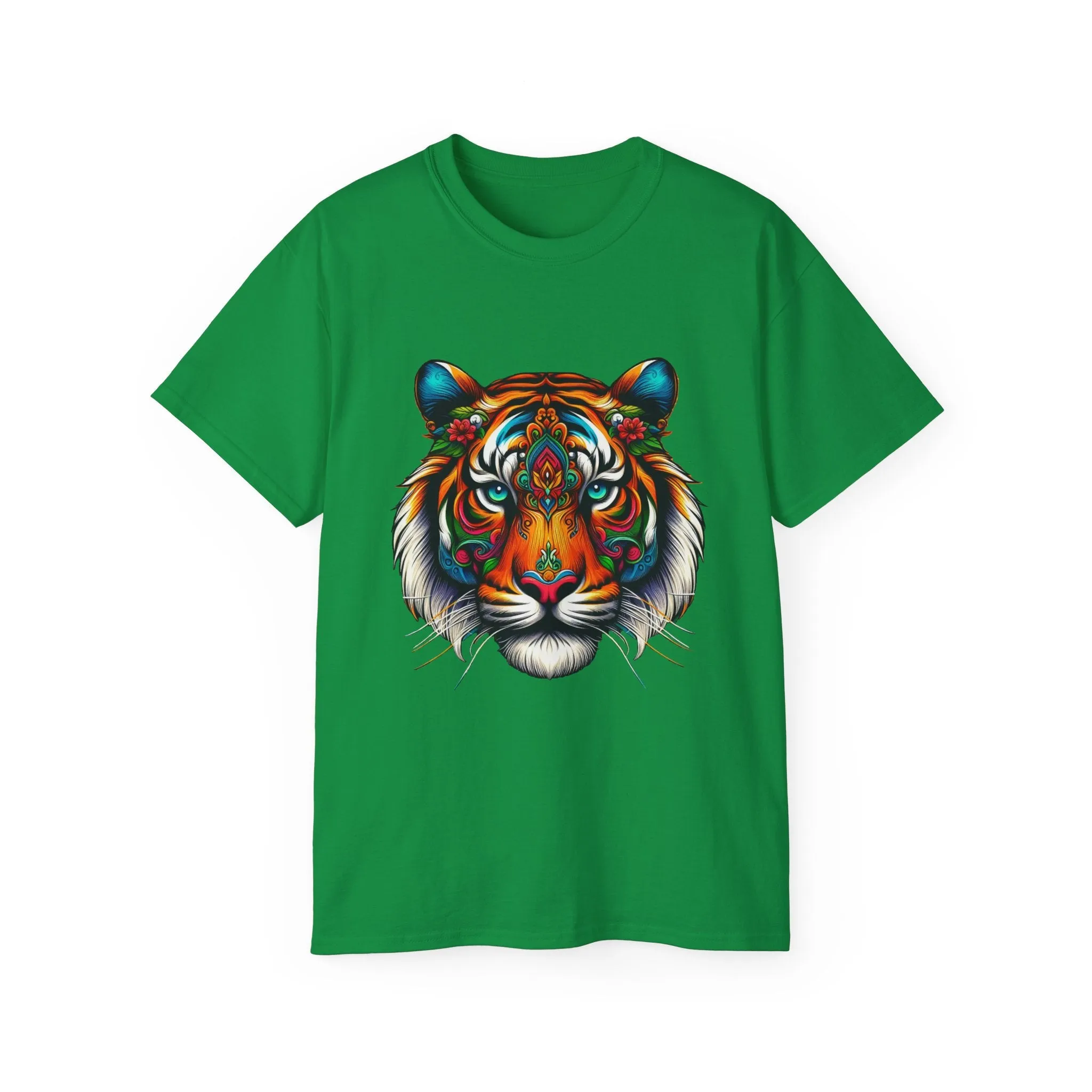 EXOTIC BIG CATS: Tiger-B. / Unisex Graphic Tee Shirt