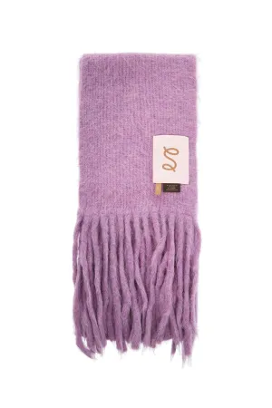 fuzzy scarf FW24FUZZYSCARF MALBEC