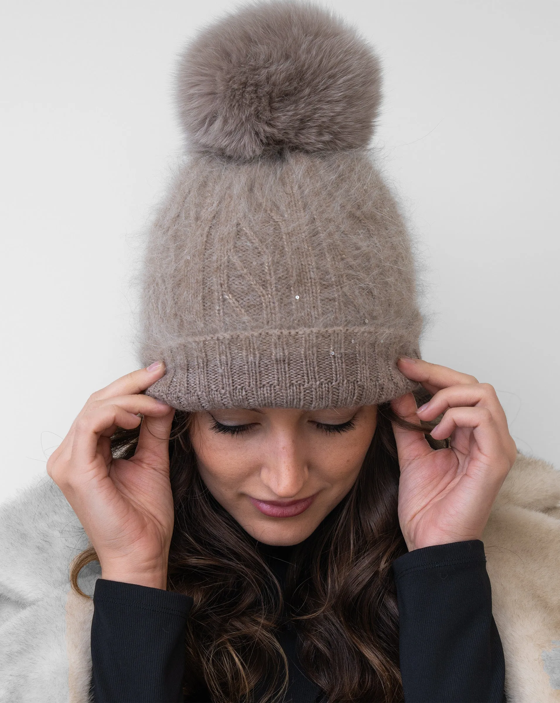 Metallic Thread & Sequin Hat