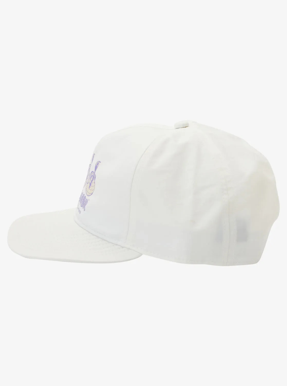 Nylo Cap Snapback Hat - Snow White