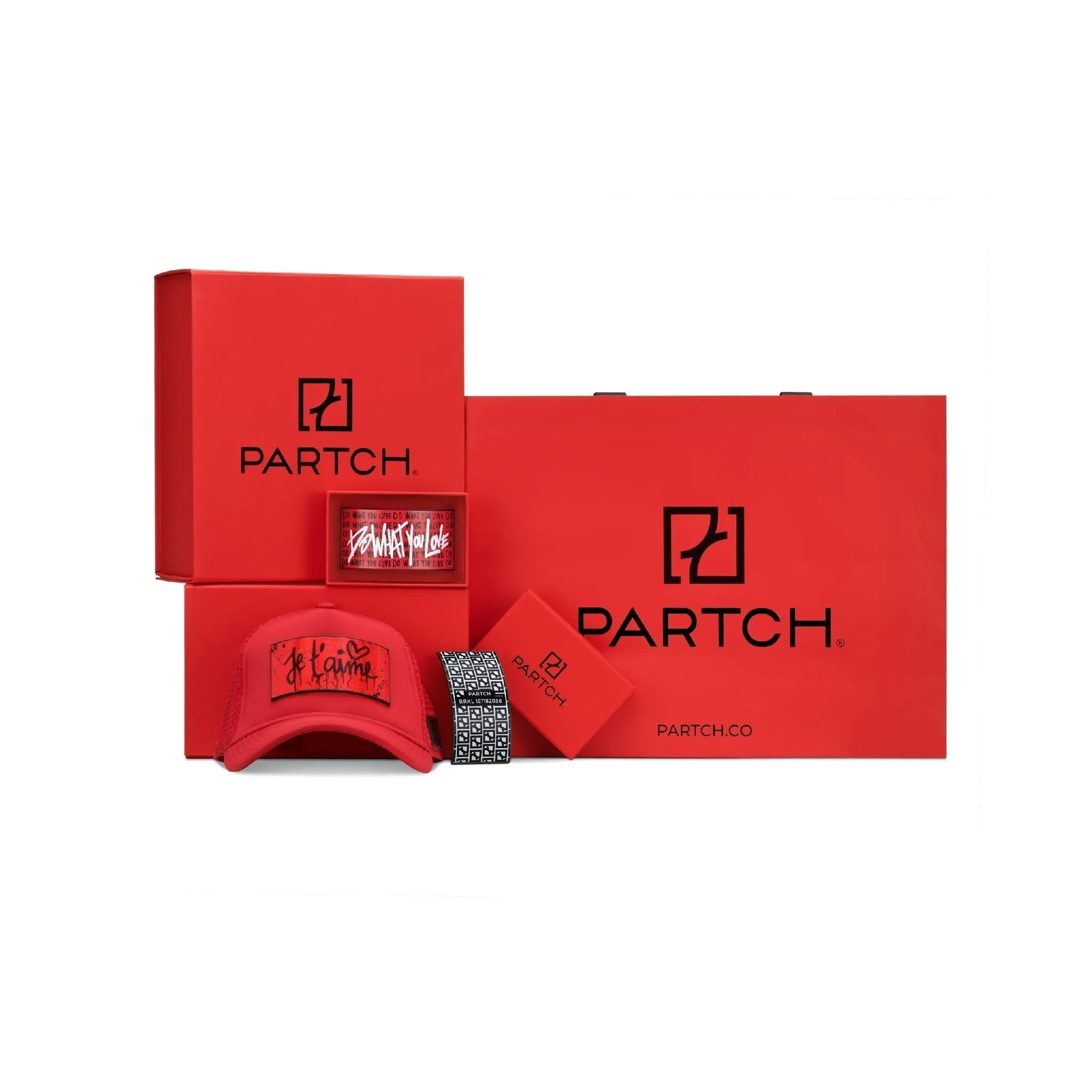 PARTCH x End of Code Trucker Hat White Removable Clip
