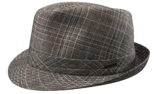 Stetson Plainview Linen Wool Blend Fedora Hat