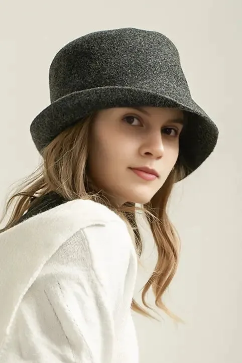 Timeless Wool Felt Cloche Hat