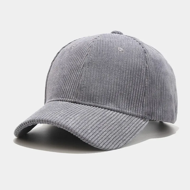 Wholesale Retro Corduroy Peaked Cap Solid Color Casual Women Hats