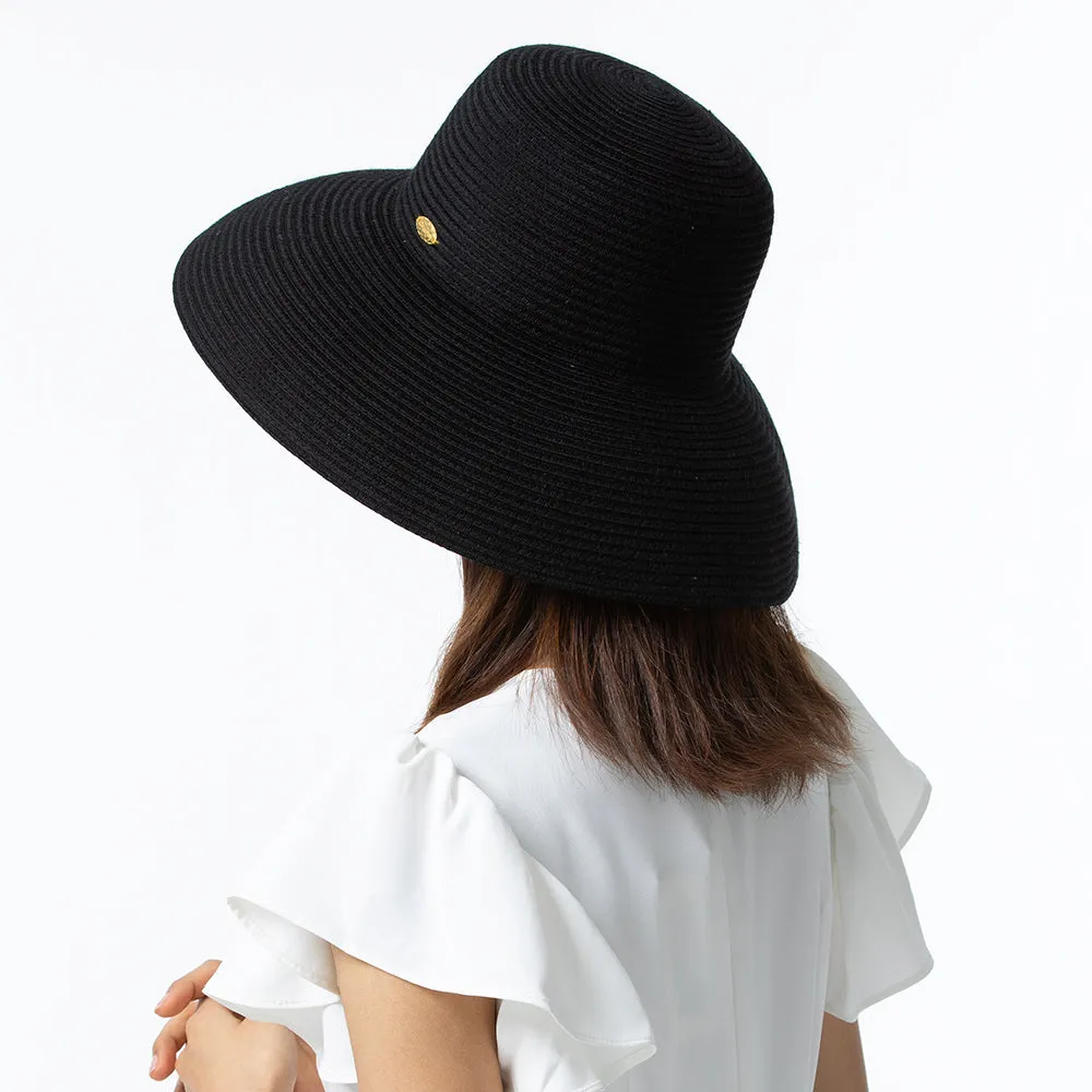 Women's Wide-Brim Foldable Fedora Beach Straw Hats UPF 50 